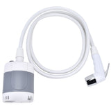 Portable Outdoor Shower Set Camping Shower Pump Handheld Sprayer for Hiking Traveling USB Charging(GrayWhite )