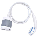 Portable Outdoor Shower Set Camping Shower Pump Handheld Sprayer for Hiking Traveling USB Charging(GrayWhite )