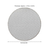 Coffee Portafilter Puck Screen Food Grade Stainless Steel Coffee Making Filter Screen 50μm Filter Fineness51mm / 2.0in