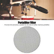 Coffee Portafilter Puck Screen Food Grade Stainless Steel Coffee Making Filter Screen 50μm Filter Fineness58.5mm / 2.3in
