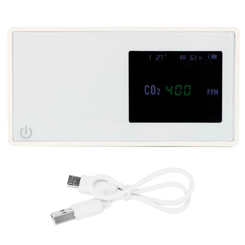 Carbon Dioxide Detector USB Digital Intelligent Infrared Induction CO2 Tester Home Air Quality Monitor