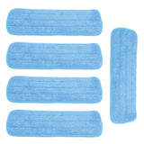 5PCS Microfiber Flat Mop Pad Mopping Cleaning Cloth Replacement for 14x41cm Hook and Loop Mop Universal In Australia - Darrahopens