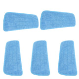 5PCS Microfiber Flat Mop Pad Mopping Cleaning Cloth Replacement for 14x41cm Hook and Loop Mop Universal