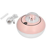 300ml LED Desk Humidifier White Pink USB Powered Mute Colorful Large Capacity Air Humidifier for Home Office In Australia - Darrahopens