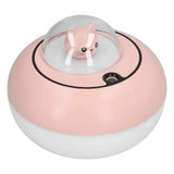 300ml LED Desk Humidifier White Pink USB Powered Mute Colorful Large Capacity Air Humidifier for Home Office In Australia - Darrahopens