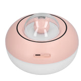 300ml LED Desk Humidifier White Pink USB Powered Mute Colorful Large Capacity Air Humidifier for Home Office