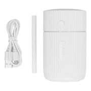 Mini Humidifier with Colorful Light Desktop Humidifier USB Powered for Car Office Room BedroomWhite In Australia - Darrahopens