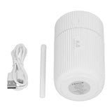 Mini Humidifier with Colorful Light Desktop Humidifier USB Powered for Car Office Room BedroomWhite In Australia - Darrahopens