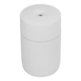 Mini Humidifier with Colorful Light Desktop Humidifier USB Powered for Car Office Room BedroomWhite