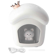 Air Humidifier USB Charging 2 Gears Smart Portable Desk Humidifier with 350ml Visible Water TankWhite In Australia - Darrahopens