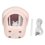 Air Humidifier USB Charging 2 Gears Smart Portable Desk Humidifier with 350ml Visible Water TankPink In Australia - Darrahopens