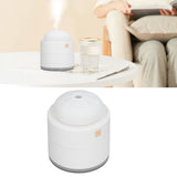 400ml Steamed Bun Shape Air Humidifier 2 Gears Adjustable Desktop Humidifier USB PoweredWhite