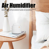 400ml Steamed Bun Shape Air Humidifier 2 Gears Adjustable Desktop Humidifier USB PoweredWhite