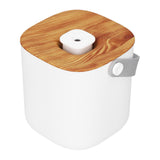 600ml Portable Humidifier USB Charging Nanometer Atomizing Desktop Humidifier Wood Grain 30ml/h