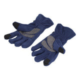 Windproof Gloves Induced Wearable Thickened Non Slip Blue Winter Gloves for Outdoor RidingS