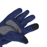 Windproof Gloves Induced Wearable Thickened Non Slip Blue Winter Gloves for Outdoor RidingL