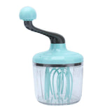 Hand Mixer PP Handheld Egg Beater with Detachable Handle Cream Whisk Convenient and Non Slip Light Green for Kitchen