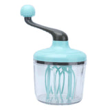 Hand Mixer PP Handheld Egg Beater with Detachable Handle Cream Whisk Convenient and Non Slip Light Green for Kitchen In Australia - Darrahopens