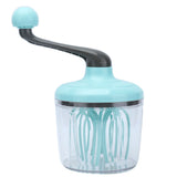 Hand Mixer PP Handheld Egg Beater with Detachable Handle Cream Whisk Convenient and Non Slip Light Green for Kitchen In Australia - Darrahopens