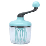 Hand Mixer PP Handheld Egg Beater with Detachable Handle Cream Whisk Convenient and Non Slip Light Green for Kitchen