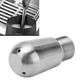 Coffee Machine Steam Nozzle Food Grade Stainless Steel Milk Frother Spout for Barsetto BAE01 BAE023 Holes
