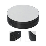 Motorized Rotating Display Stand 138mm Electric Rotating Turntable 3 Speed Adjustable USB Powered Jewelry Display BracketBlack