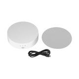 Motorized Rotating Display Stand 138mm Electric Rotating Turntable 3 Speed Adjustable USB Powered Jewelry Display BracketWhite In Australia - Darrahopens