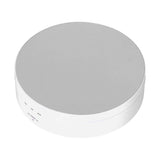 Motorized Rotating Display Stand 138mm Electric Rotating Turntable 3 Speed Adjustable USB Powered Jewelry Display BracketWhite