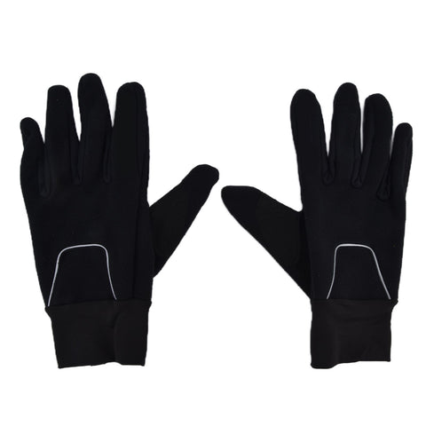 Cycling Gloves Touch Sensitive Waterproof Black Non Slip Windproof Gloves for Outdoor Cycling TravelXL