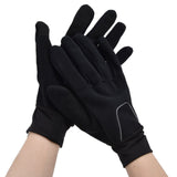Cycling Gloves Touch Sensitive Waterproof Black Non Slip Windproof Gloves for Outdoor Cycling TravelXL