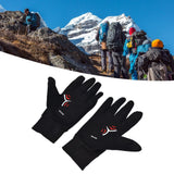 Cycling Gloves Touch Sensitive Waterproof Black Non Slip Windproof Gloves for Outdoor Cycling TravelXL