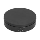 145mm 360° Round Auto Rotating Display Stand 3 Speed Control USB Powered Jewelry Turntable for ExhibitionBlack