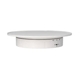 200mm Motorized Rotating Display Stand Bracket 3 Speed Adjustable USB Powered Jewelry Electric Rotating TurntableWhite