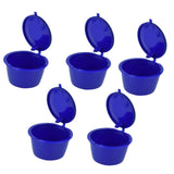 5Pcs 50ml Coffee Capsule Reusable Coffee Filter Cup with Spoon for DOLCE GUSTO Coffee MachineRoyal Blue In Australia - Darrahopens