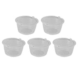 5Pcs 50ml Coffee Capsule Reusable Coffee Filter Cup with Spoon for DOLCE GUSTO Coffee MachineTransparent In Australia - Darrahopens