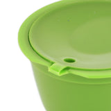 5Pcs 50ml Coffee Capsule Reusable Coffee Filter Cup with Spoon for DOLCE GUSTO Coffee MachineGrass Green