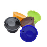 5Pcs Reusable Coffee Pod 50ml Refillable Coffee Capsule with Spoon Convenient to Use for Dolce Gusto