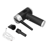 Portable Cordless Air Duster Multipurpose Powerful 32000 RPM Dust Cleaner for Home Car Use Black+Silver In Australia - Darrahopens