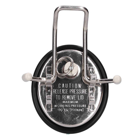 130PSI Beer Barrel Lid 304 Stainless Steel Soda Keg Cover Replacement Home Brewing Accessory