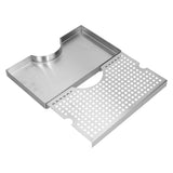 Bar Drip Tray Keep Bar Clean Easily Clean Sturdy Non Rusting Unique Shiny Appearance Beer Tower Drip Tray for Restaurant