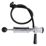 Beer Keg Pump with Black Beer Faucet Stainless Steel Draft Beer Party Pump for American D System Kegs