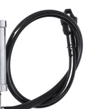 Beer Keg Pump with Black Beer Faucet Stainless Steel Draft Beer Party Pump for American D System Kegs