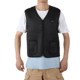 Vest Winter Heating Vest USB Three Speed Temperature Control Heating Vest Electric Heating Down Jacket