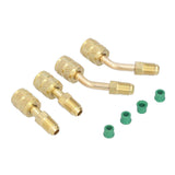 4Pcs 1/4SAE to 5/16SAE Conversion Head Refrigerant Charging Adapter for R410 Reducer Fluoride Tools In Australia - Darrahopens