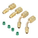 4Pcs 1/4SAE to 5/16SAE Conversion Head Refrigerant Charging Adapter for R410 Reducer Fluoride Tools In Australia - Darrahopens