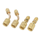 4Pcs 1/4SAE to 5/16SAE Conversion Head Refrigerant Charging Adapter for R410 Reducer Fluoride Tools In Australia - Darrahopens