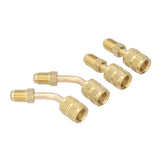 4Pcs 1/4SAE to 5/16SAE Conversion Head Refrigerant Charging Adapter for R410 Reducer Fluoride Tools In Australia - Darrahopens