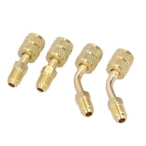 4Pcs 1/4SAE to 5/16SAE Conversion Head Refrigerant Charging Adapter for R410 Reducer Fluoride Tools In Australia - Darrahopens