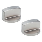 6Pcs 8mm Rotate Knob Zinc Alloy Control Knob Replacement for Kitchen Range Gas Stove Microwave Oven0°