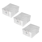 3Pcs Fiber Dust Bag Replacement Accessory Fit for ROIDMI EVE Plus Series Vacuum Cleaner